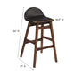 Modway Juno Wood Bar Stool - Set of 2, EEI-6554 FredCo