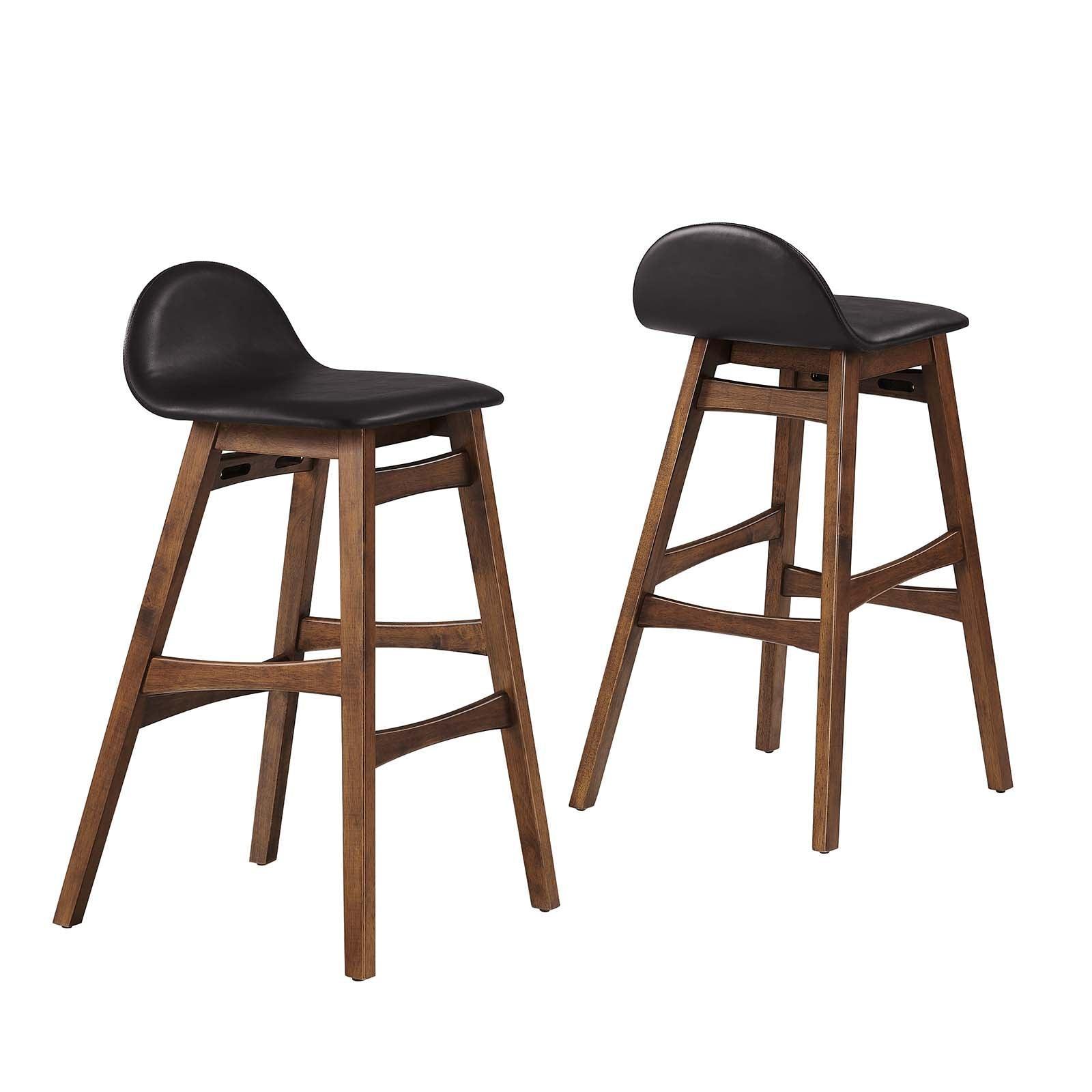 Modway Juno Wood Bar Stool - Set of 2, EEI-6554 FredCo