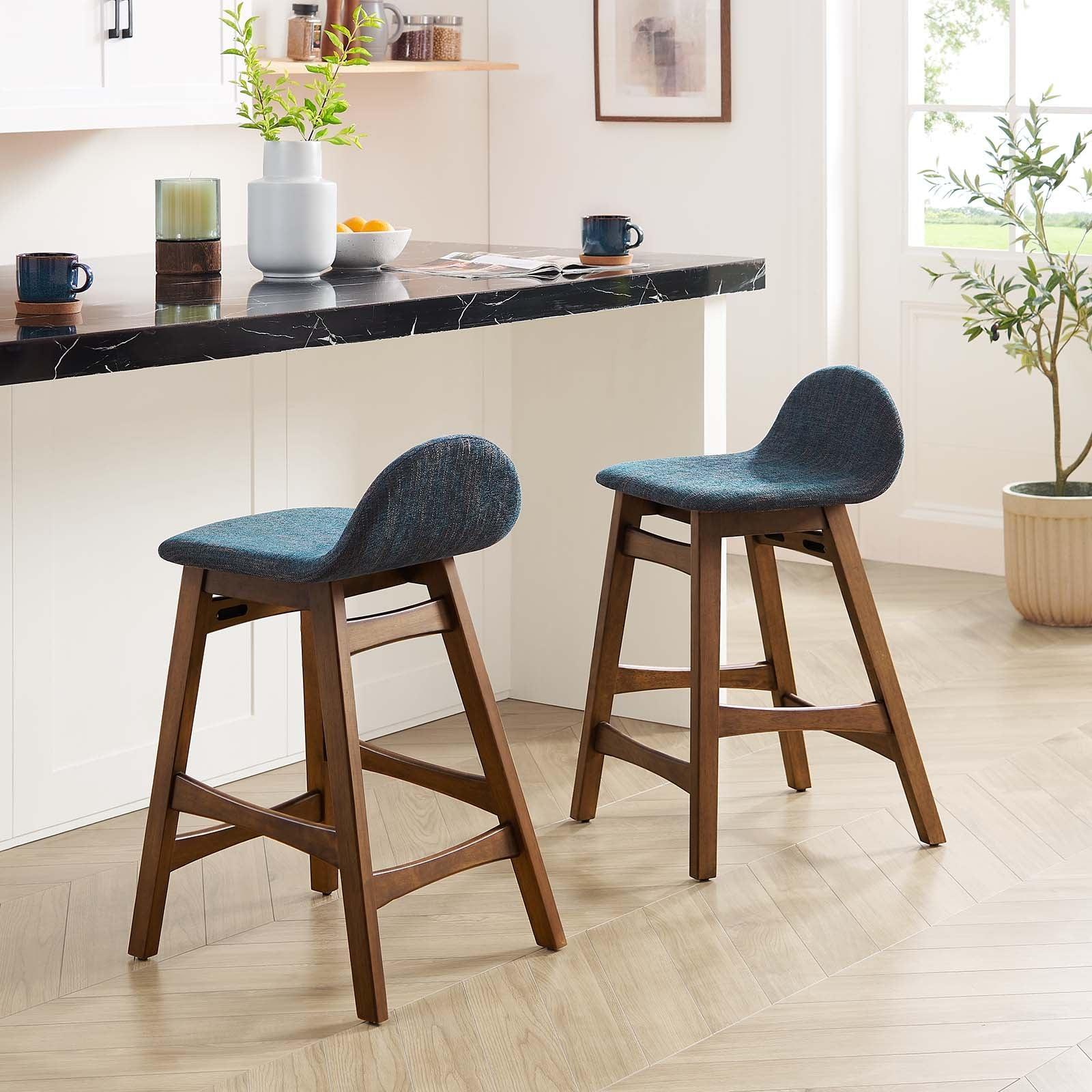 Modway Juno Wood Counter Stool - Set of 2, EEI-6555 FredCo
