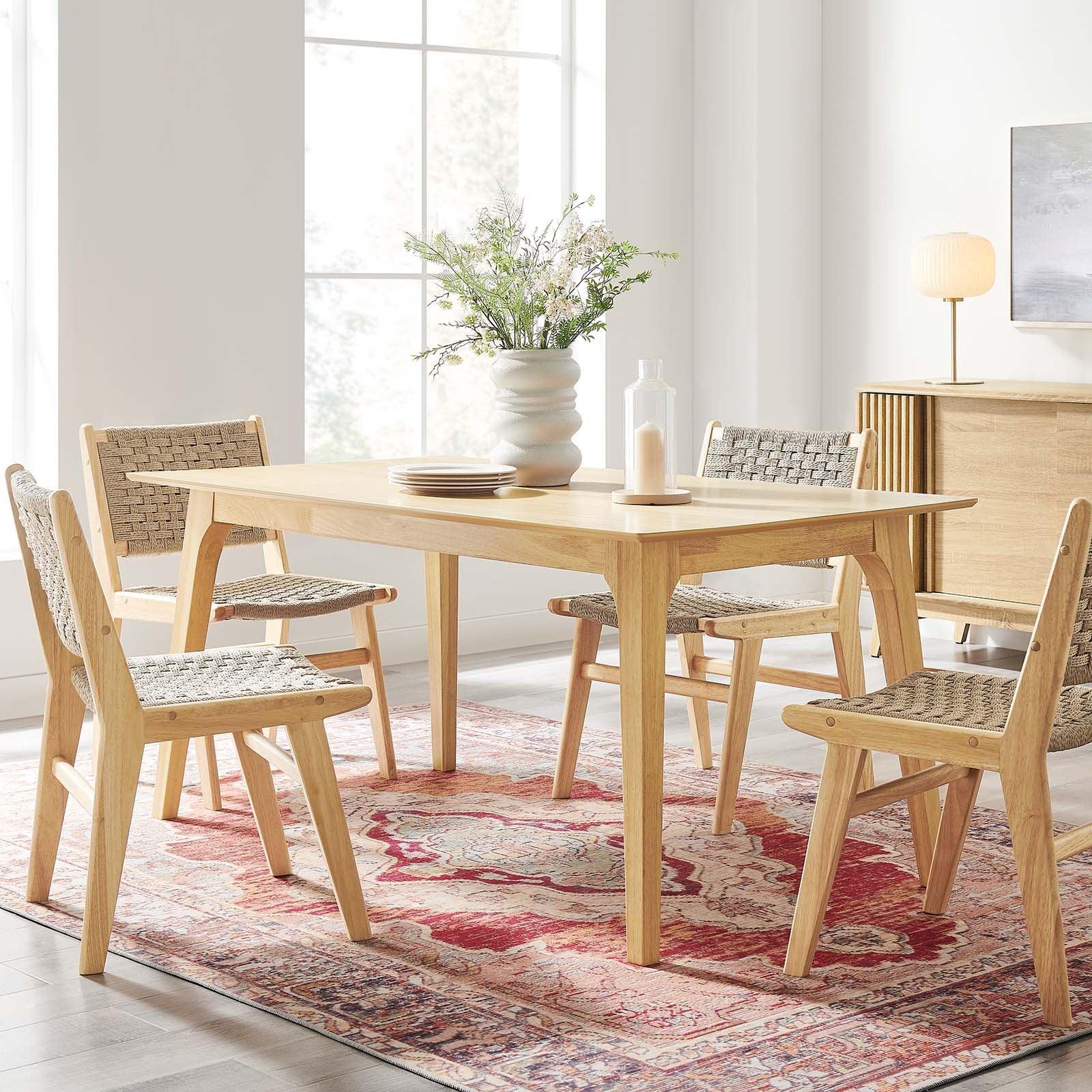 Modway Juxtapose 63” Rectangle Dining Table, EEI-6017 FredCo