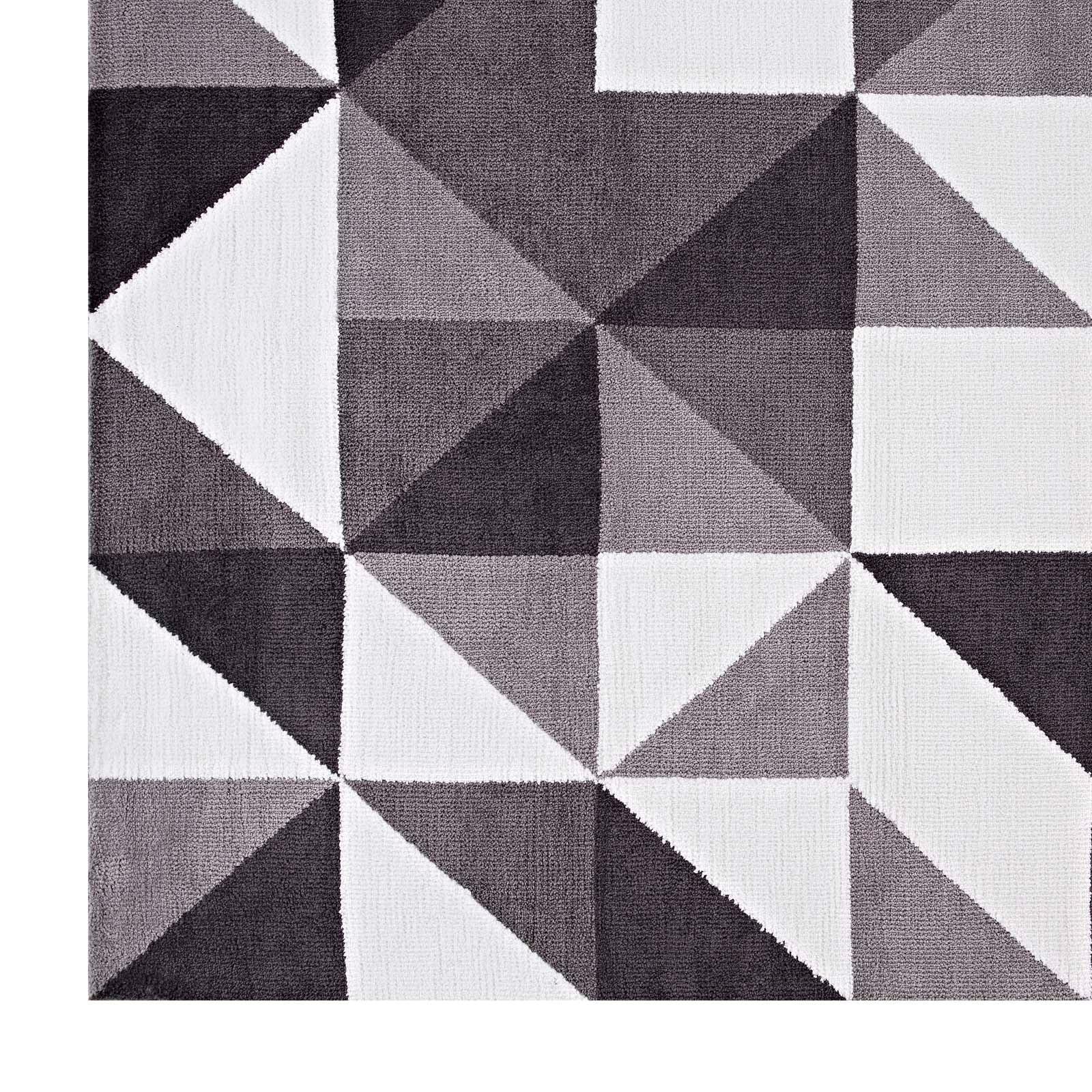 Modway Kahula Geometric Triangle Mosaic Area Rug FredCo