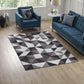 Modway Kahula Geometric Triangle Mosaic Area Rug FredCo
