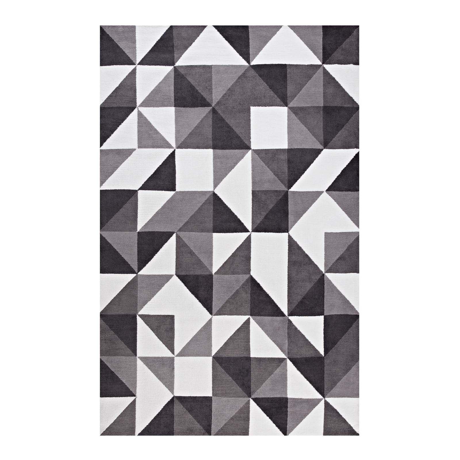 Modway Kahula Geometric Triangle Mosaic Area Rug FredCo