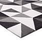 Modway Kahula Geometric Triangle Mosaic Area Rug FredCo