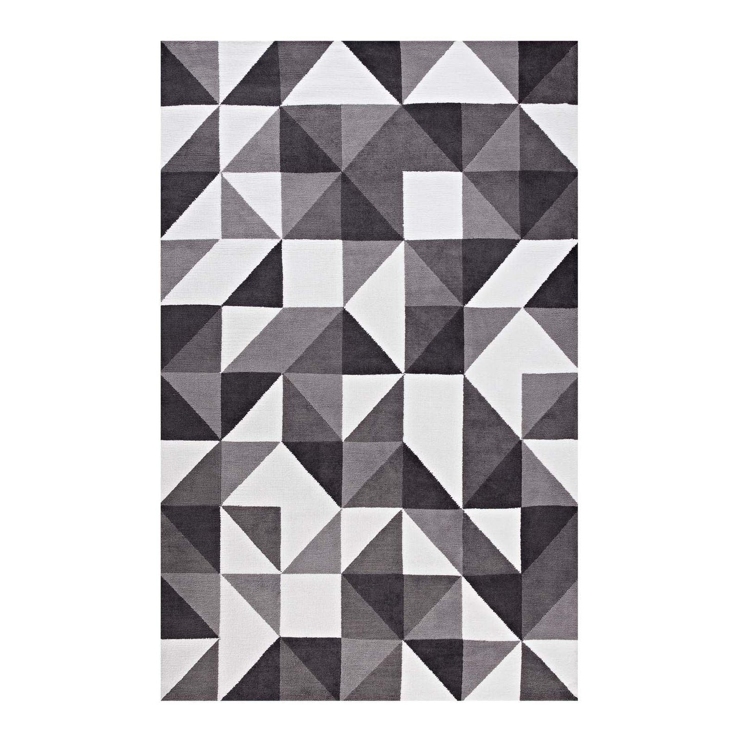 Modway Kahula Geometric Triangle Mosaic Area Rug FredCo