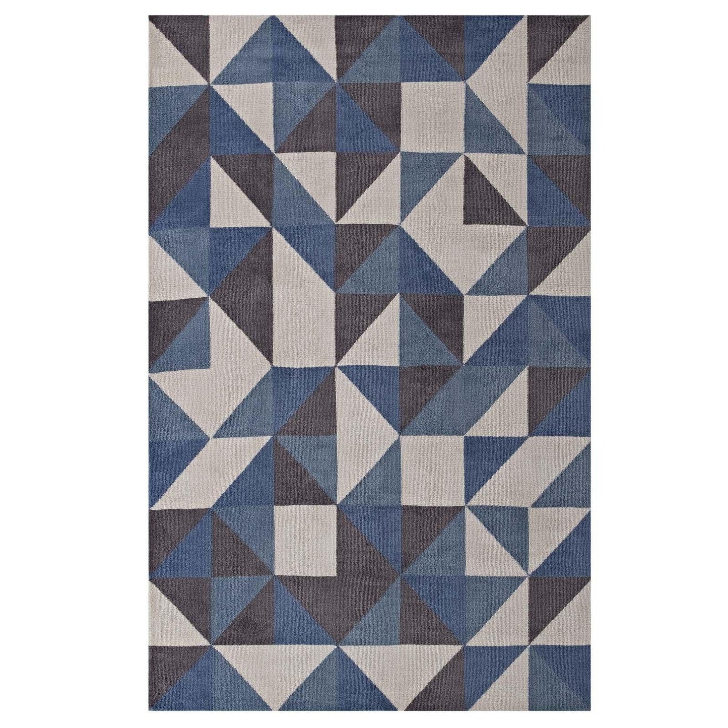 Modway Kahula Geometric Triangle Mosaic Area Rug FredCo