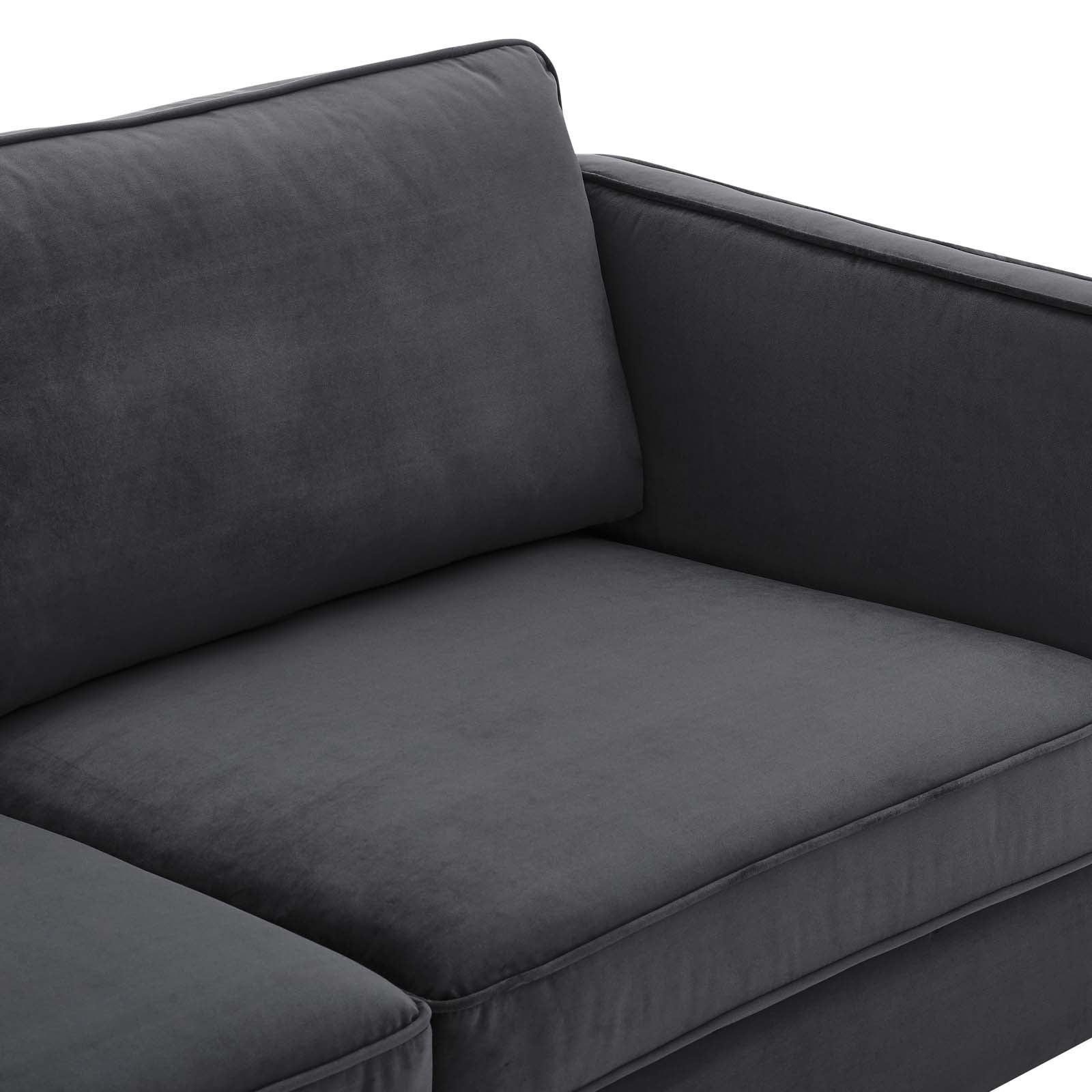 Modway Kaiya Performance Velvet Sofa FredCo