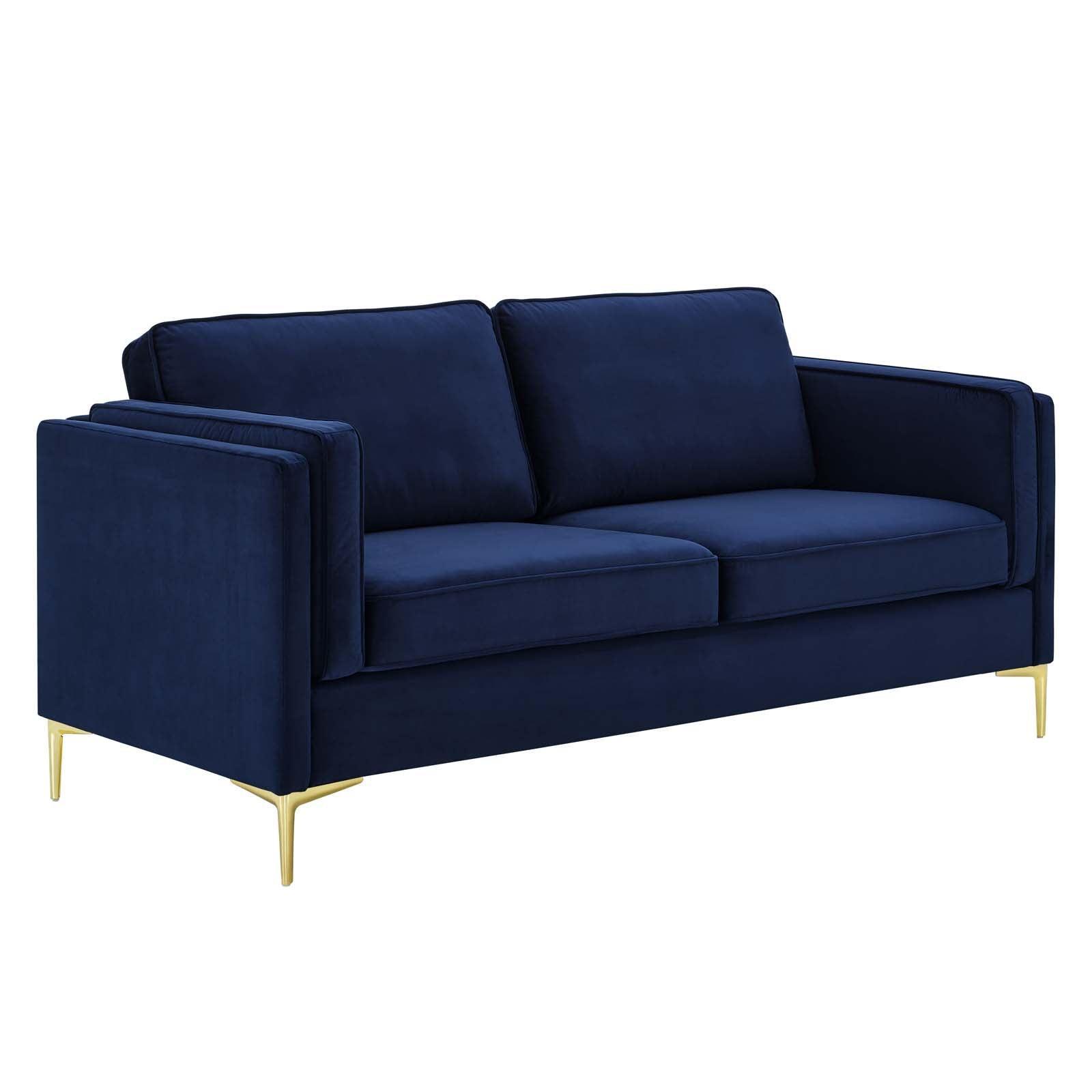 Modway Kaiya Performance Velvet Sofa FredCo