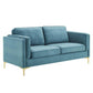 Modway Kaiya Performance Velvet Sofa FredCo