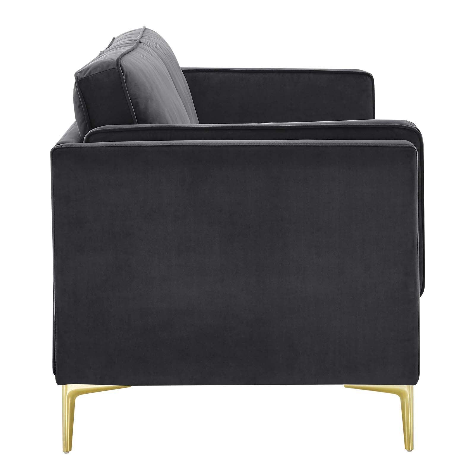 Modway Kaiya Performance Velvet Sofa FredCo