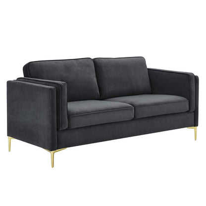 Modway Kaiya Performance Velvet Sofa FredCo