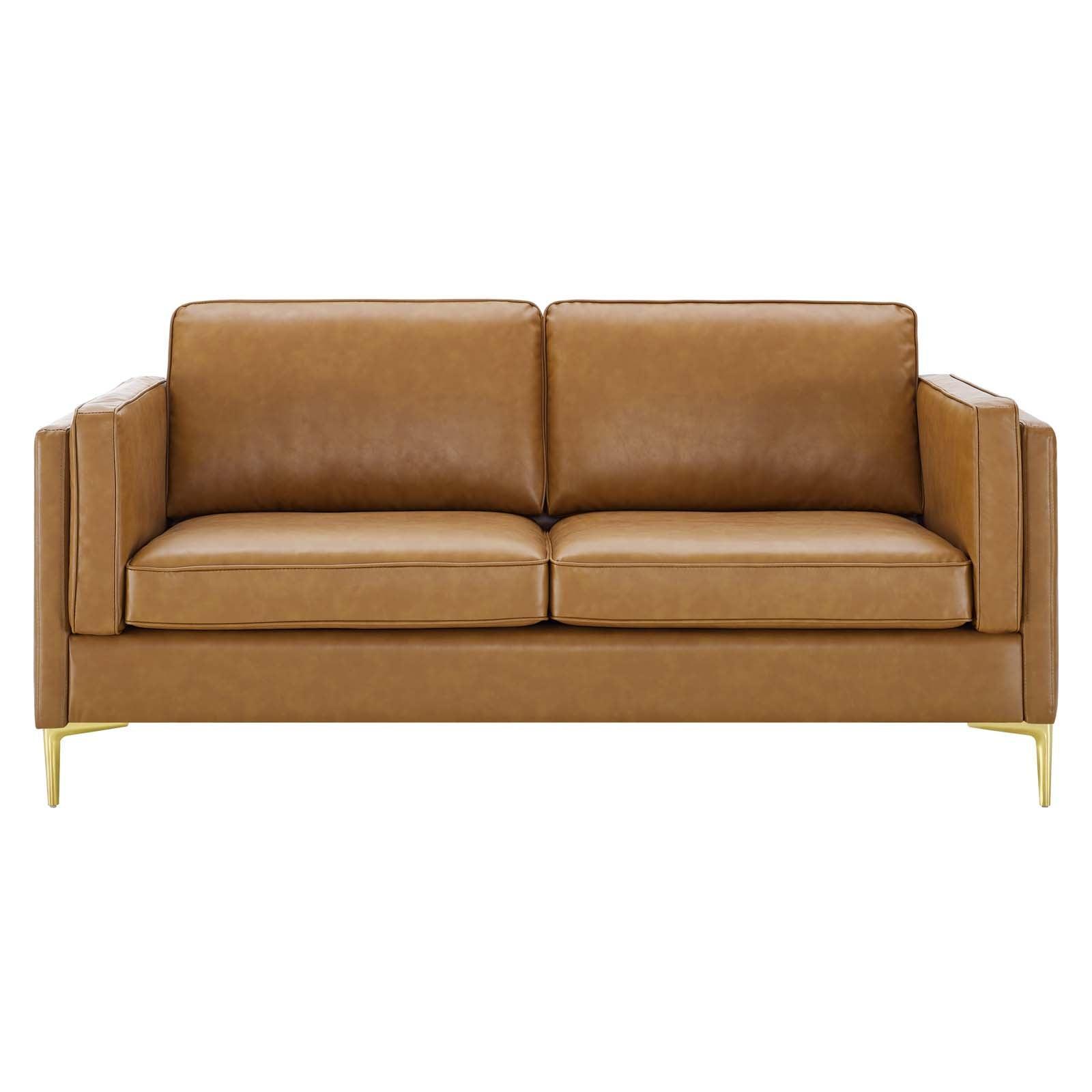 Modway Kaiya Vegan Leather Sofa FredCo