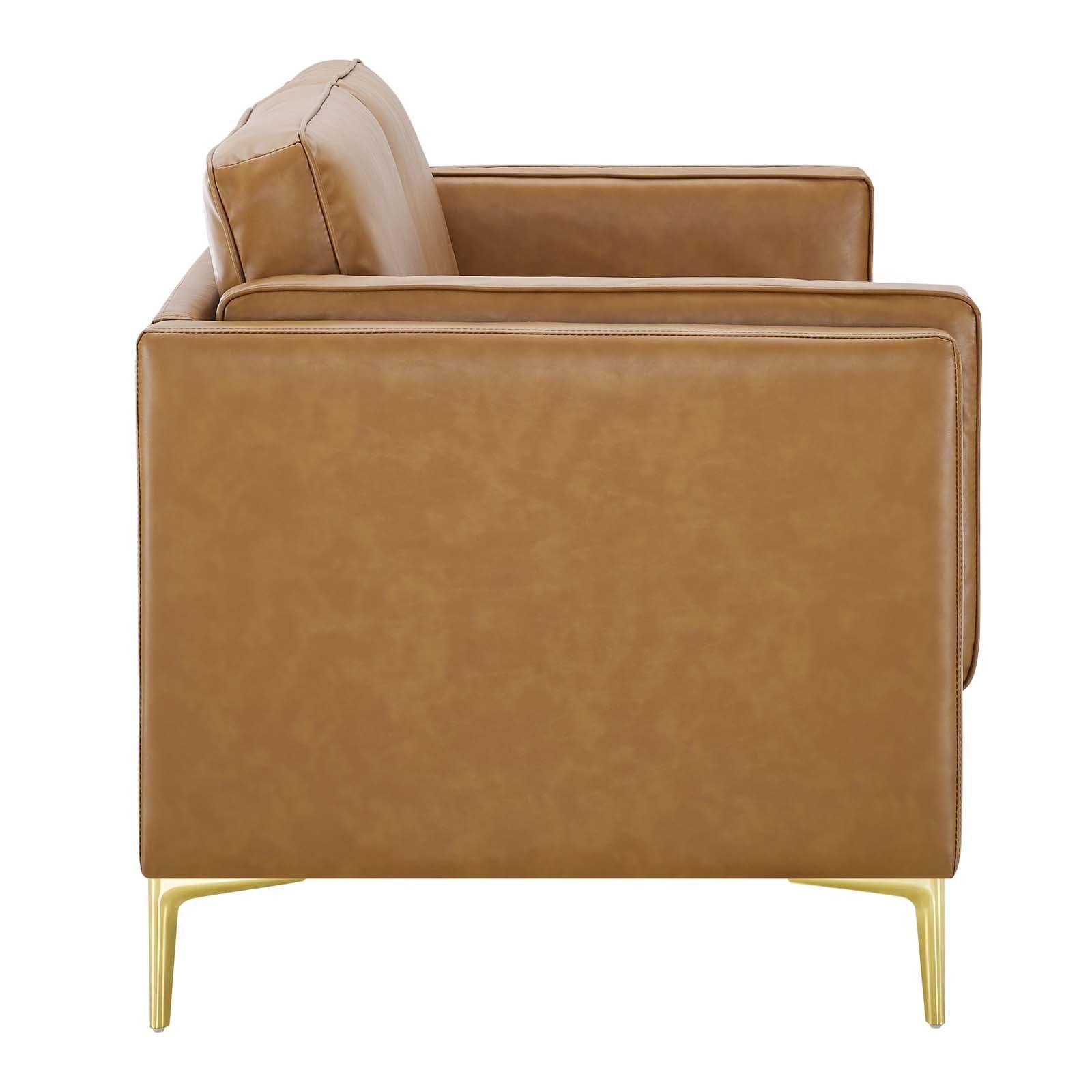 Modway Kaiya Vegan Leather Sofa FredCo