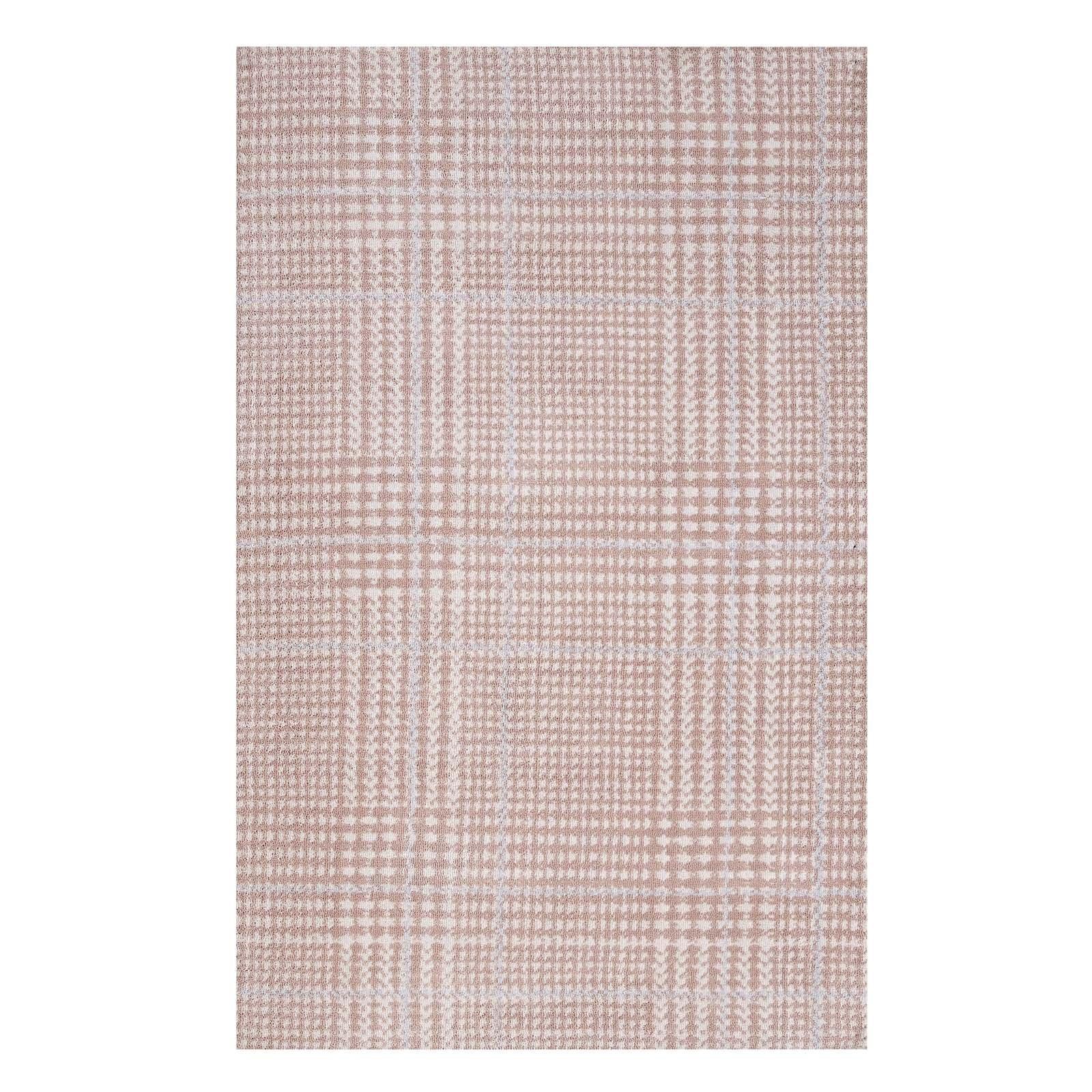 Modway Kaja Abstract Plaid Area Rug FredCo