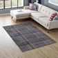 Modway Kaja Abstract Plaid Area Rug FredCo