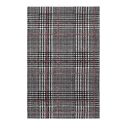 Modway Kaja Abstract Plaid Area Rug FredCo