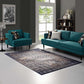 Modway Kalene Distressed Vintage Turkish Area Rug FredCo