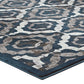 Modway Kalinda Rustic Vintage Moroccan Trellis Area Rug FredCo