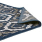 Modway Kalinda Rustic Vintage Moroccan Trellis Area Rug FredCo