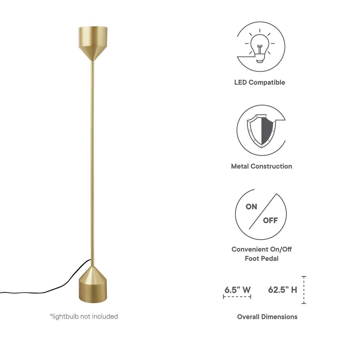 Modway Kara Standing Floor Lamp FredCo