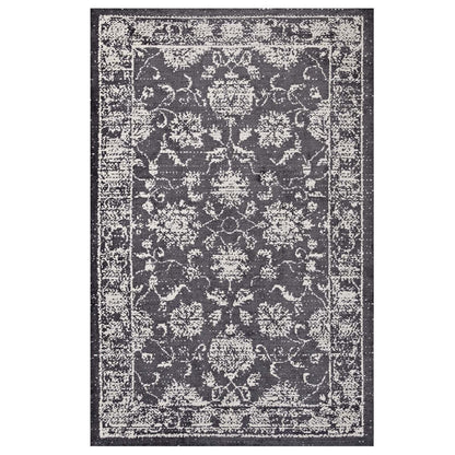 Modway Kazia Distressed Floral Lattice Area Rug FredCo