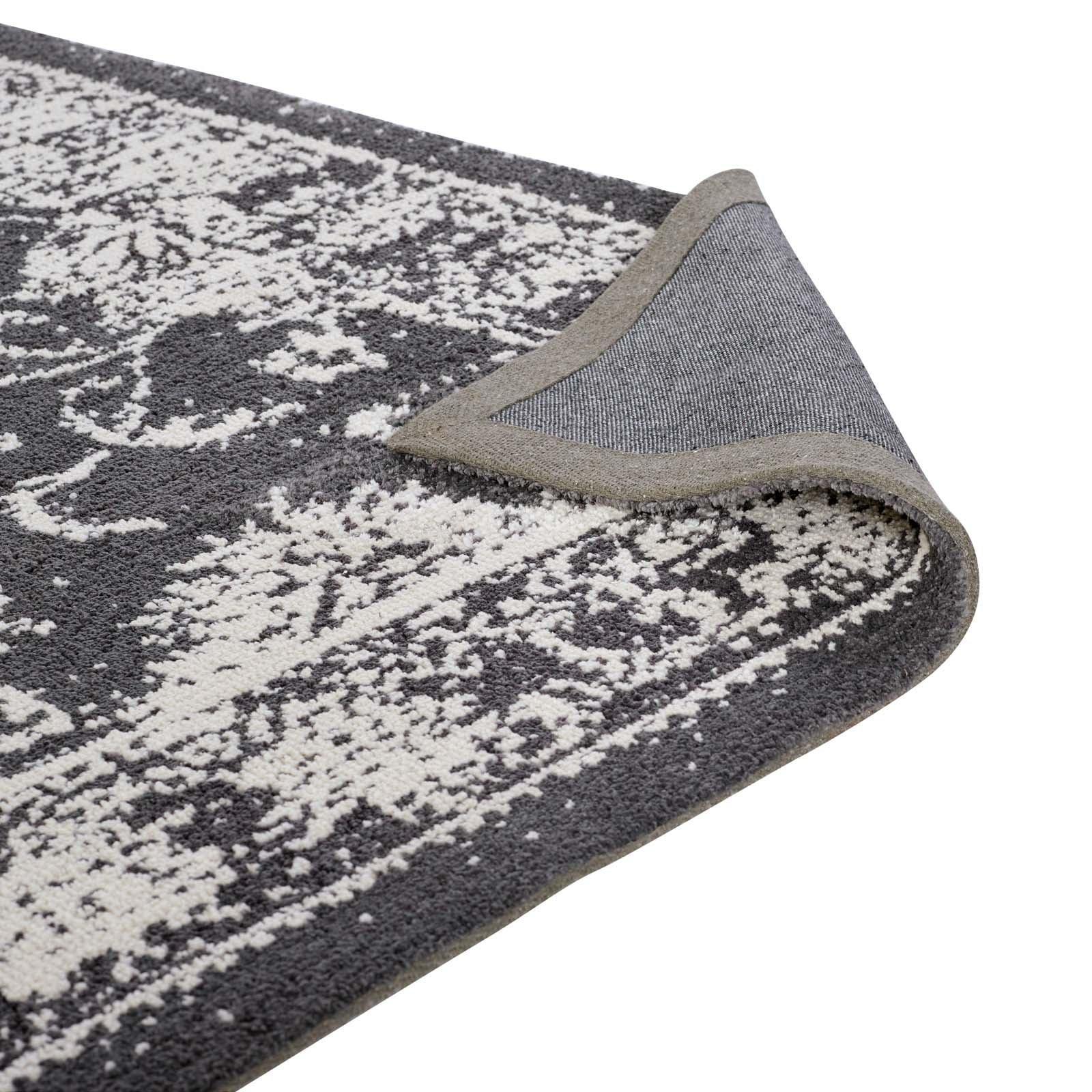 Modway Kazia Distressed Floral Lattice Area Rug FredCo