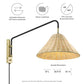 Modway Keala Rattan Wall Sconce, EEI-6255 FredCo