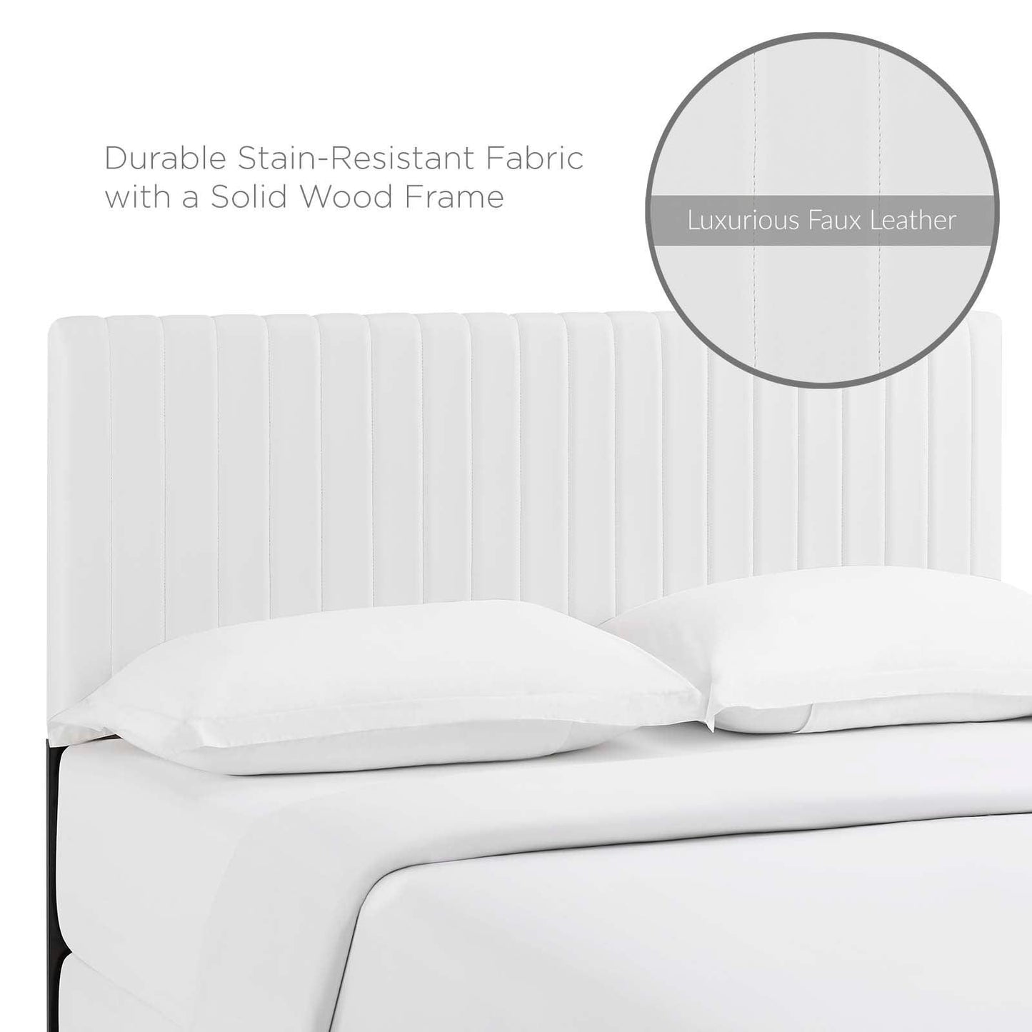 Modway Keira Full / Queen Faux Leather Headboard FredCo