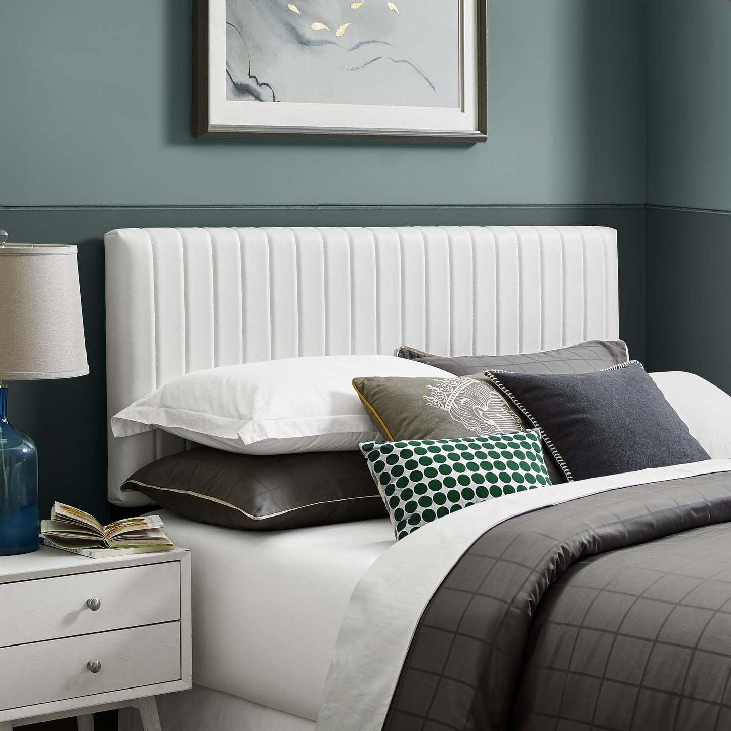 Modway Keira Full / Queen Faux Leather Headboard FredCo