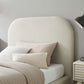 Modway Keynote Performance Velvet Curved Platform Bed FredCo