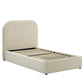 Modway Keynote Performance Velvet Curved Platform Bed FredCo