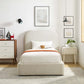 Modway Keynote Upholstered Fabric Curved Platform Bed FredCo