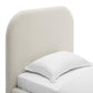 Modway Keynote Upholstered Fabric Curved Platform Bed FredCo