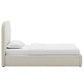 Modway Keynote Upholstered Fabric Curved Platform Bed FredCo