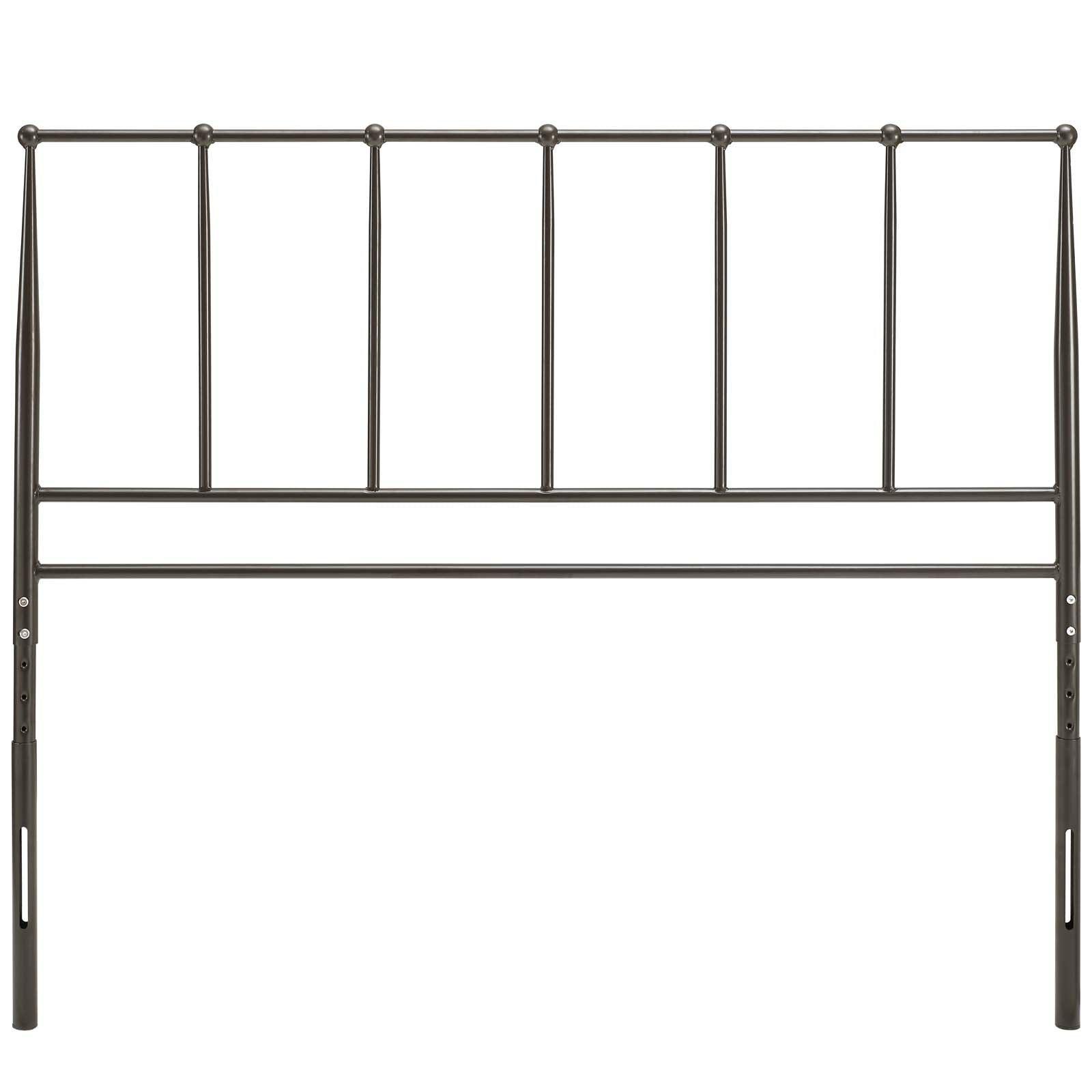 Modway Kiana Queen Metal Stainless Steel Headboard FredCo