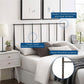 Modway Kiana Queen Metal Stainless Steel Headboard FredCo