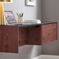 Modway Kinetic 38" Wall-Mount Office Desk With Cabinet and Shelf FredCo