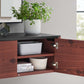 Modway Kinetic Wall-Mount Office Storage Cabinet FredCo