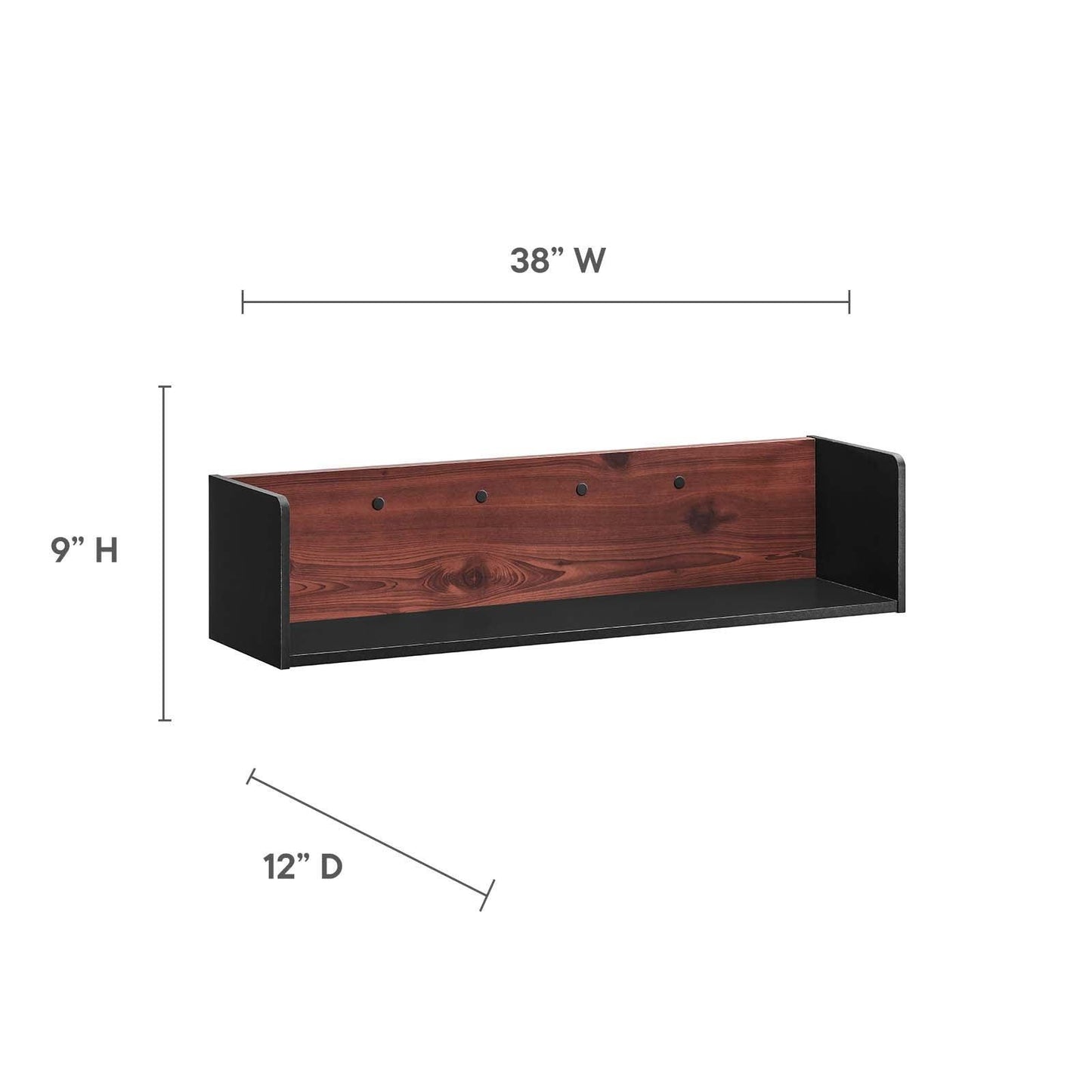 Modway Kinetic Wall-Mount Shelf FredCo