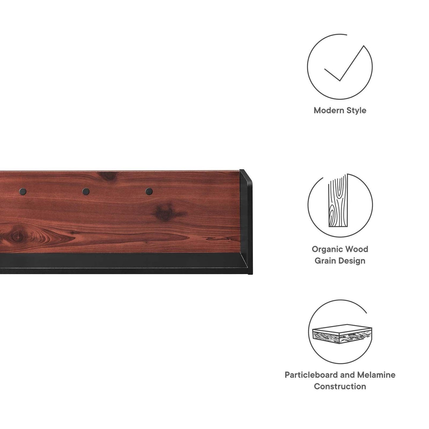 Modway Kinetic Wall-Mount Shelf FredCo