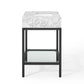 Modway Kingsley 26" Black Stainless Steel Bathroom Vanity FredCo