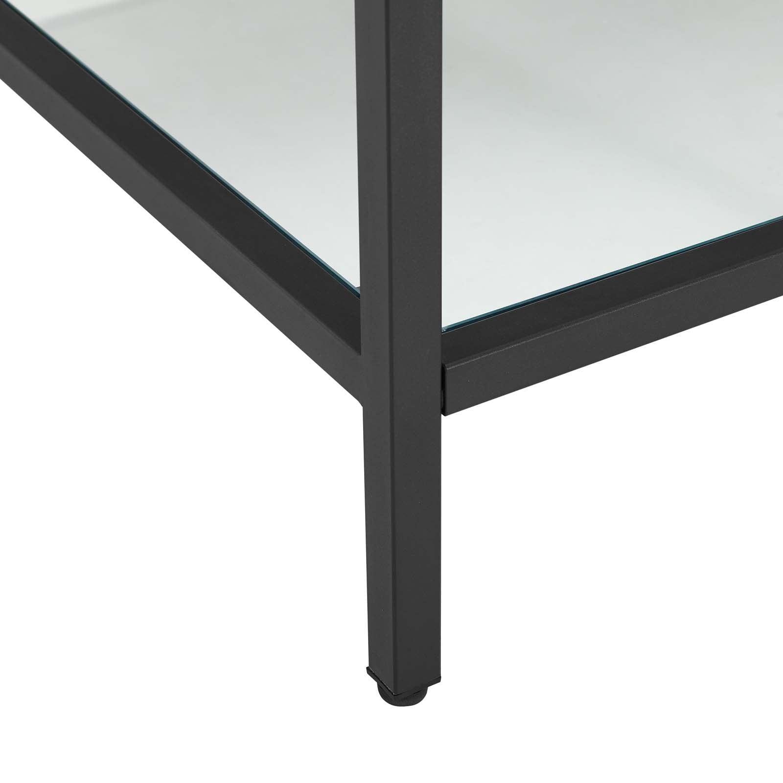 Modway Kingsley 26" Black Stainless Steel Bathroom Vanity FredCo