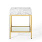 Modway Kingsley 26" Gold Stainless Steel Bathroom Vanity FredCo