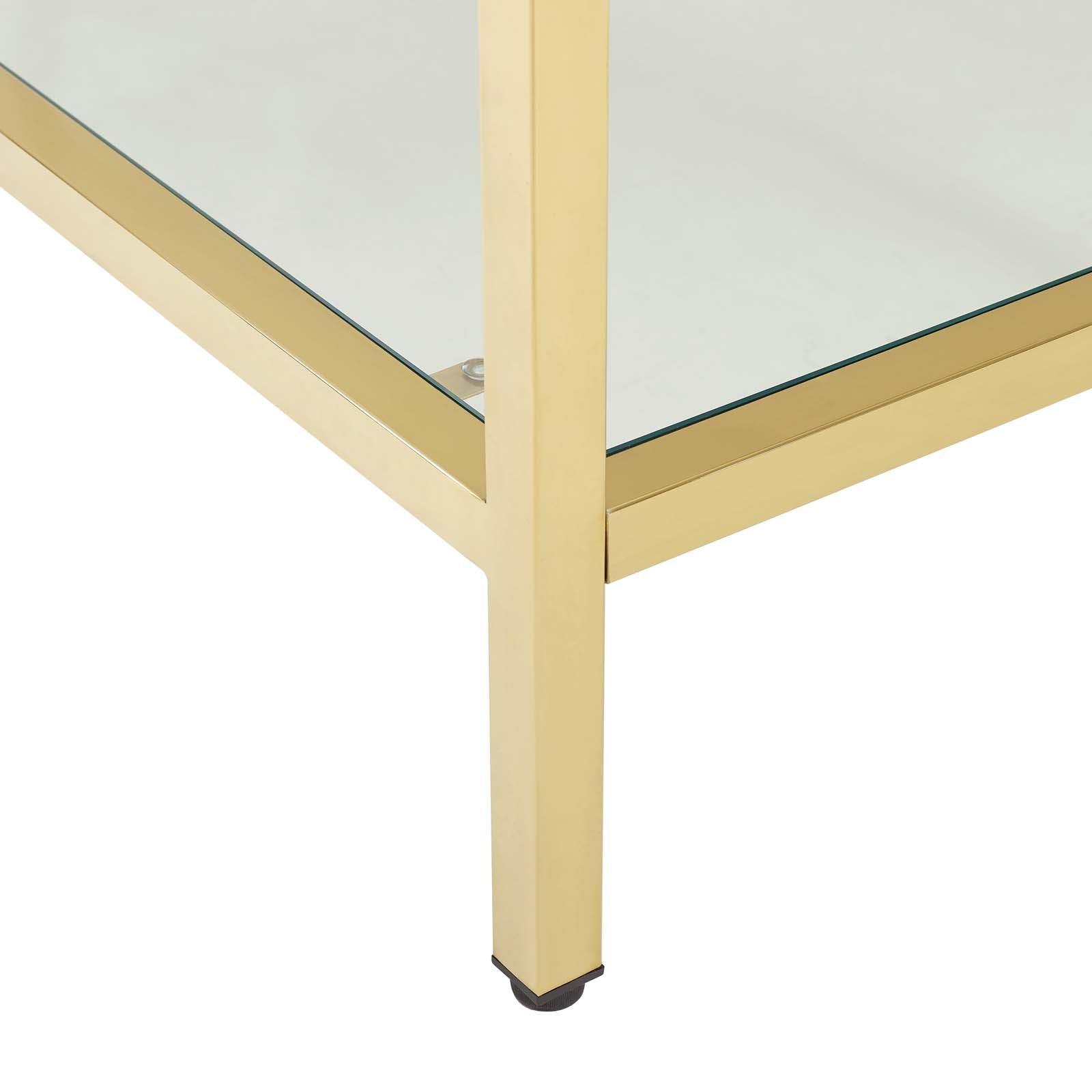 Modway Kingsley 36" Gold Stainless Steel Bathroom Vanity FredCo