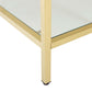 Modway Kingsley 36" Gold Stainless Steel Bathroom Vanity FredCo