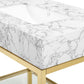 Modway Kingsley 36" Gold Stainless Steel Bathroom Vanity FredCo