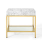 Modway Kingsley 36" Gold Stainless Steel Bathroom Vanity FredCo