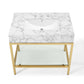 Modway Kingsley 36" Gold Stainless Steel Bathroom Vanity FredCo