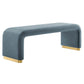 Modway Koda Performance Velvet Waterfall Long Bench FredCo