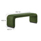 Modway Koda Performance Velvet Waterfall Long Bench FredCo